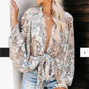 **SOLD**Vici Dolls Amalfi Paisley Kimono